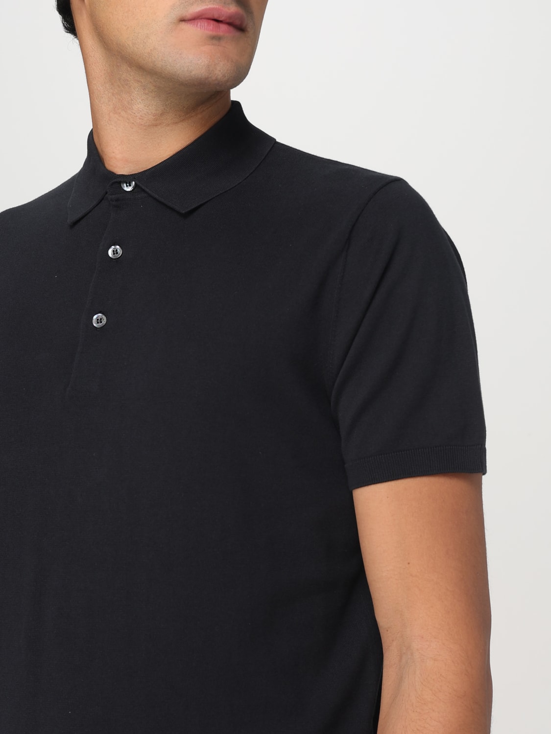 ASPESI POLO SHIRT: Polo shirt men Aspesi, Black - Img 3