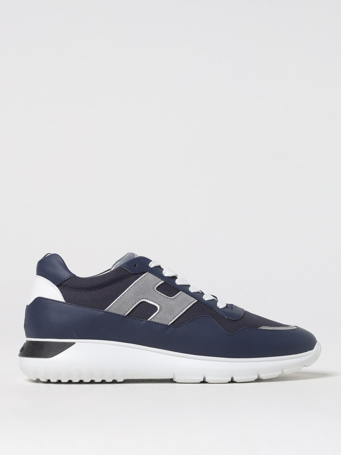 スニーカー HOGAN Men Sneakers HXM3710EG30QEW543J Blue Hogan men's shoes sneaker interactive3 in leather