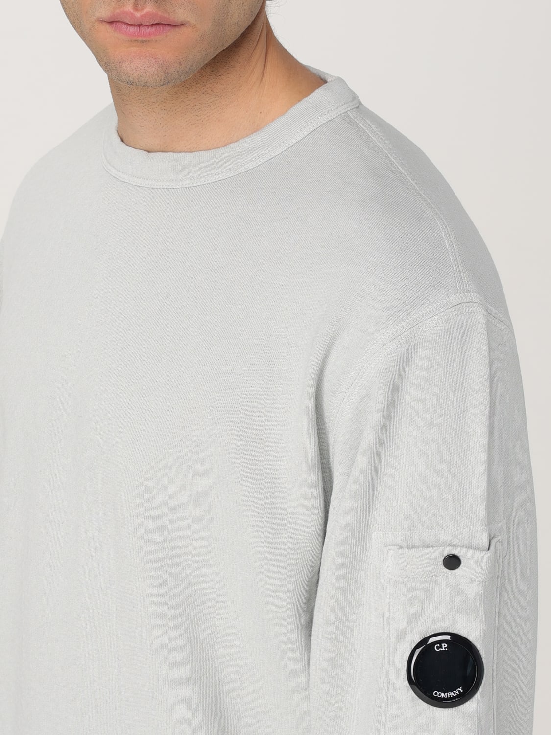 C.P. COMPANY SWEATSHIRT: Sweater men C.P. Company, Grey - Img 4