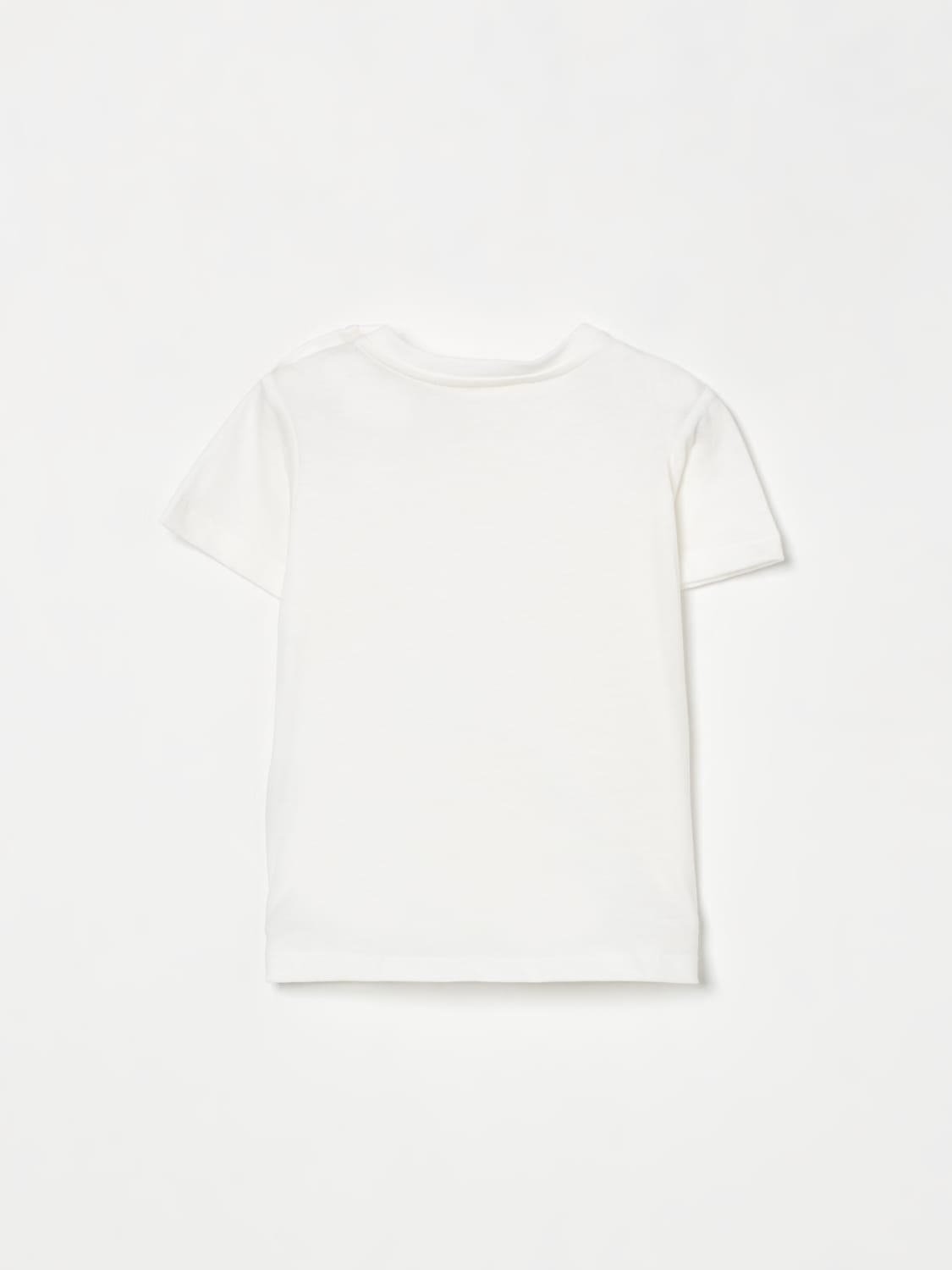 GUCCI T-SHIRT: T-shirt basic in cotone Gucci con logo ricamato, Bianco - Img 2