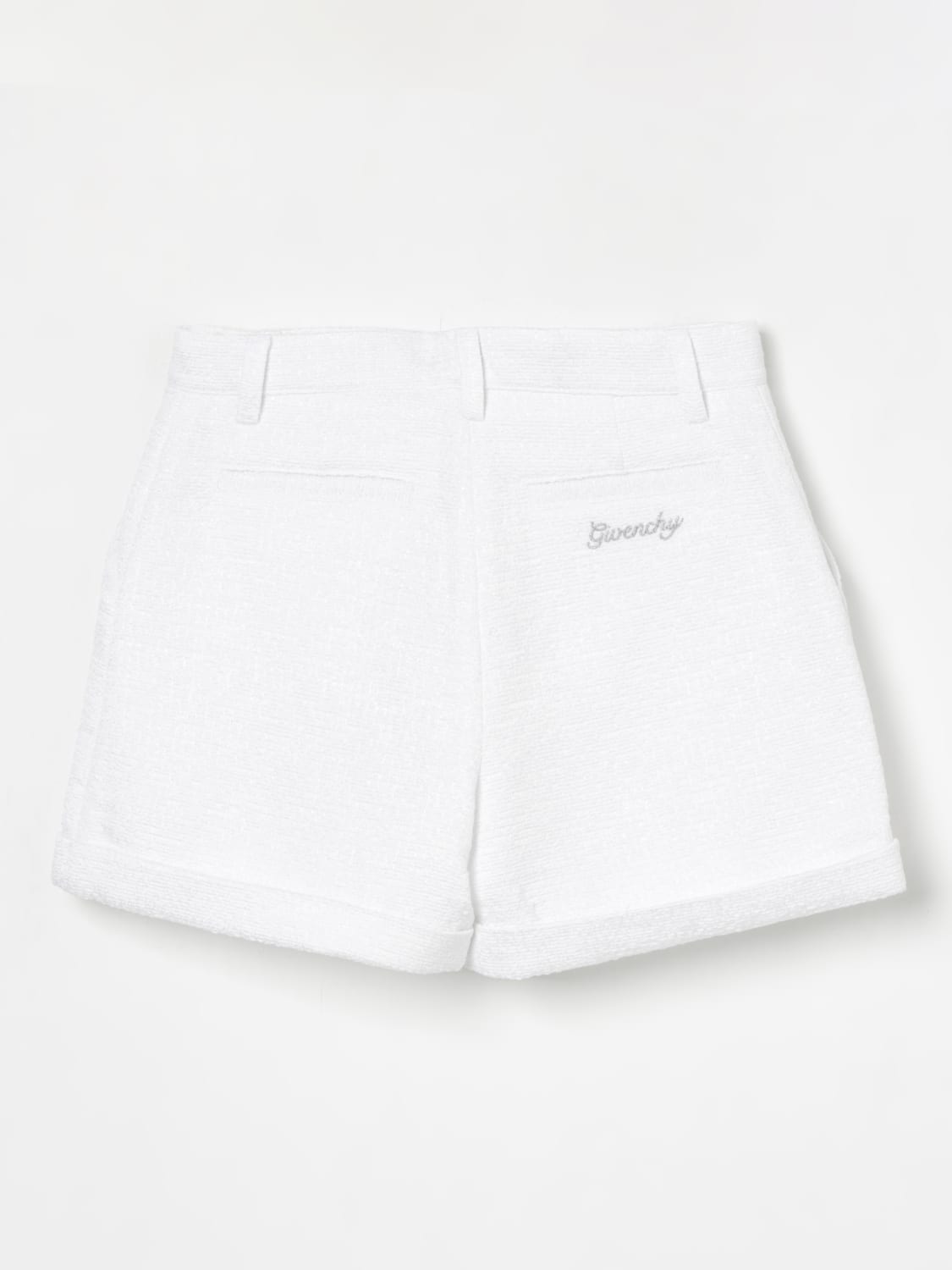 GIVENCHY PANTALONES CORTOS: Pantalones cortos niños Givenchy, Blanco - Img 2