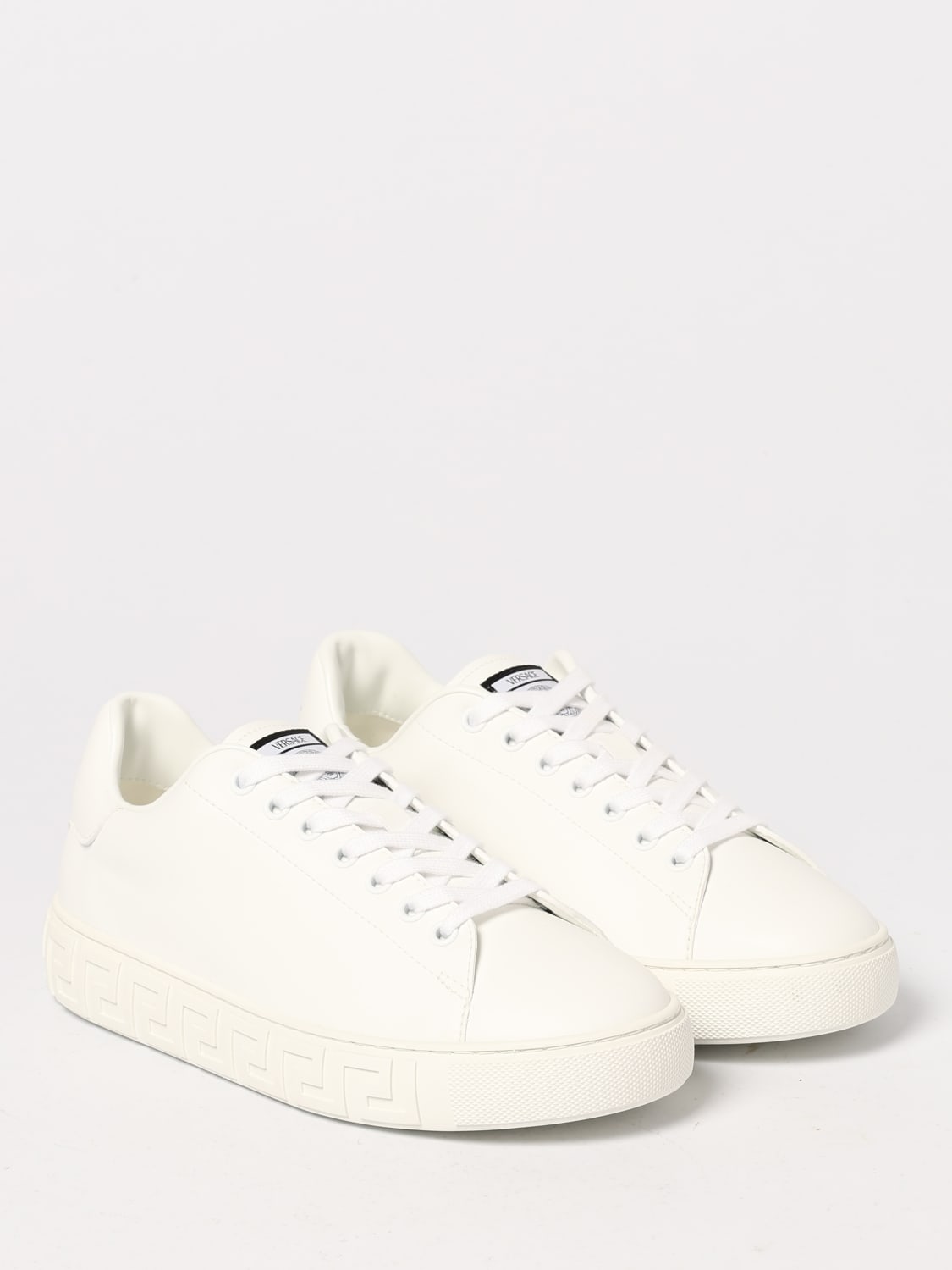 スニーカー VERSACE Women Sneakers 1013568 1A13518 2WL90 WHITE E PASTEL Greca Sneakers White | VERSACE US