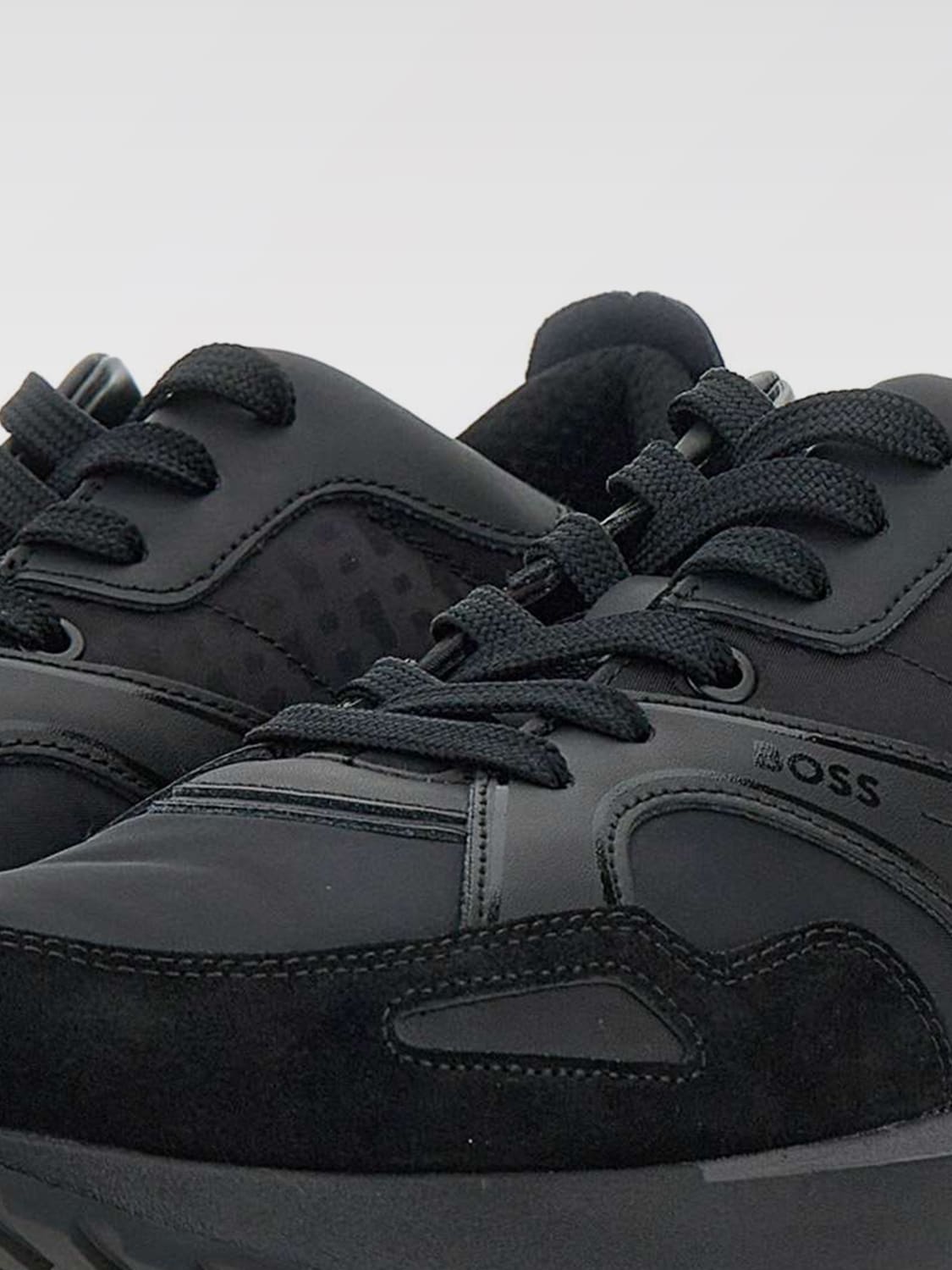 スニーカー BOSS Men Sneakers Black 50536496 005 Hugo Boss Jonah_Runn_mxmnN Black [50536496-005] | eBay