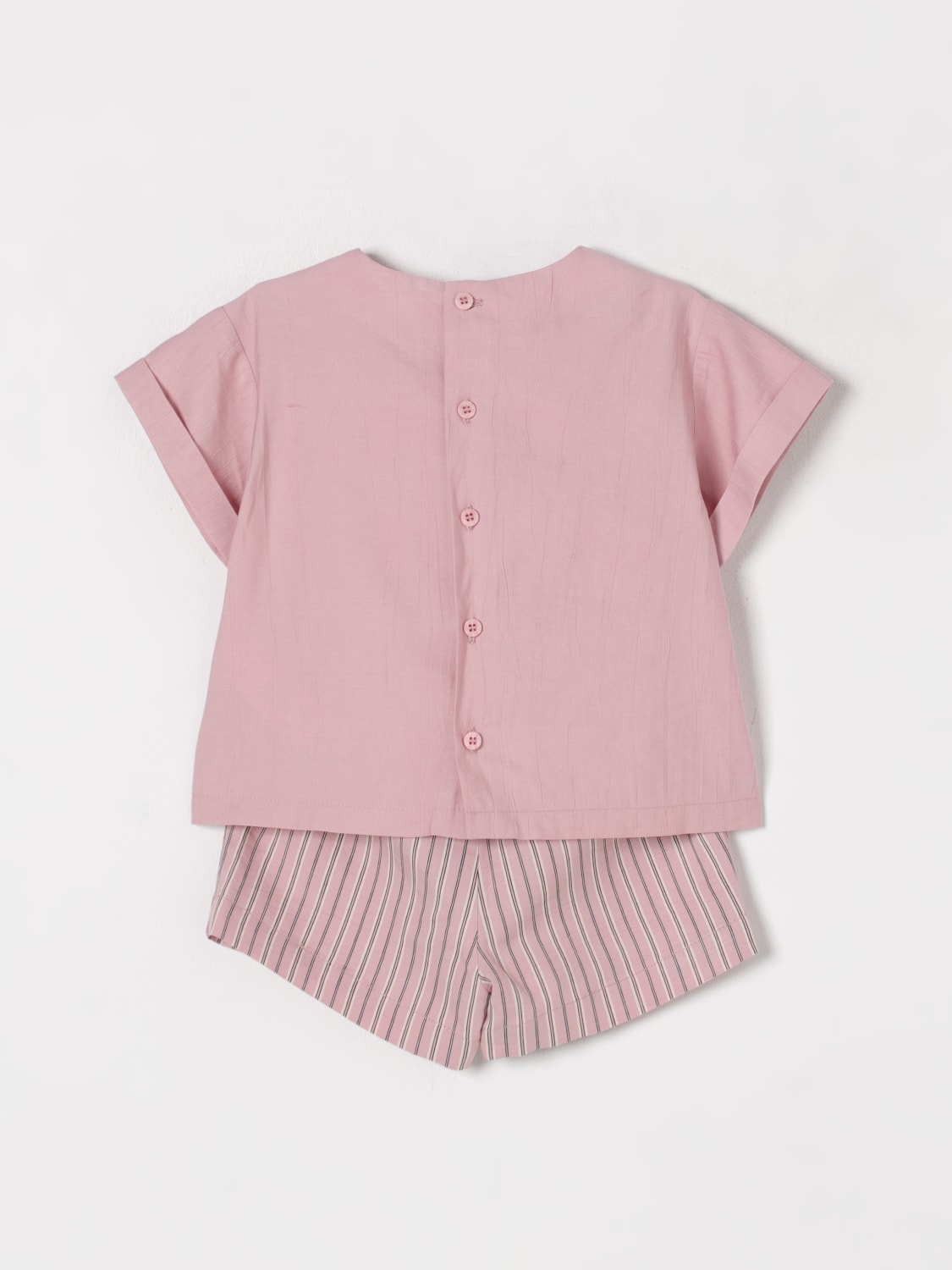 IL GUFO COMPLETO: Coordinato in viscosa Il Gufo, Cipria - Img 2