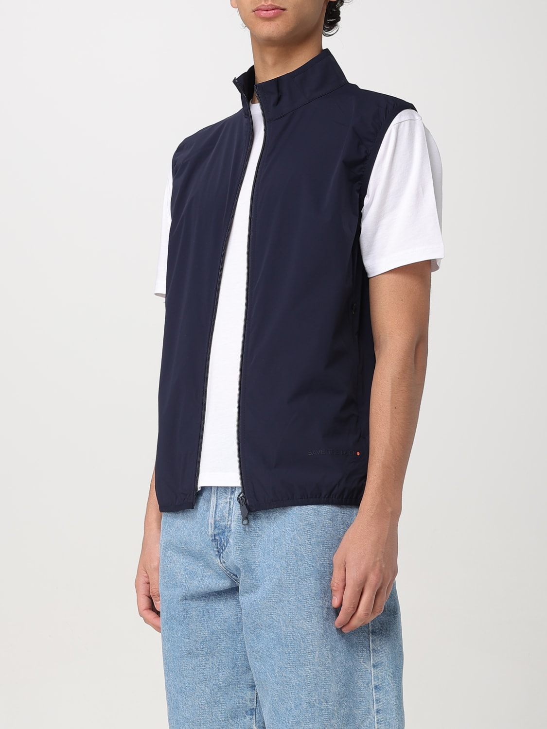 SAVE THE DUCK SUIT VEST: Jacket men Save The Duck, Blue - Img 3