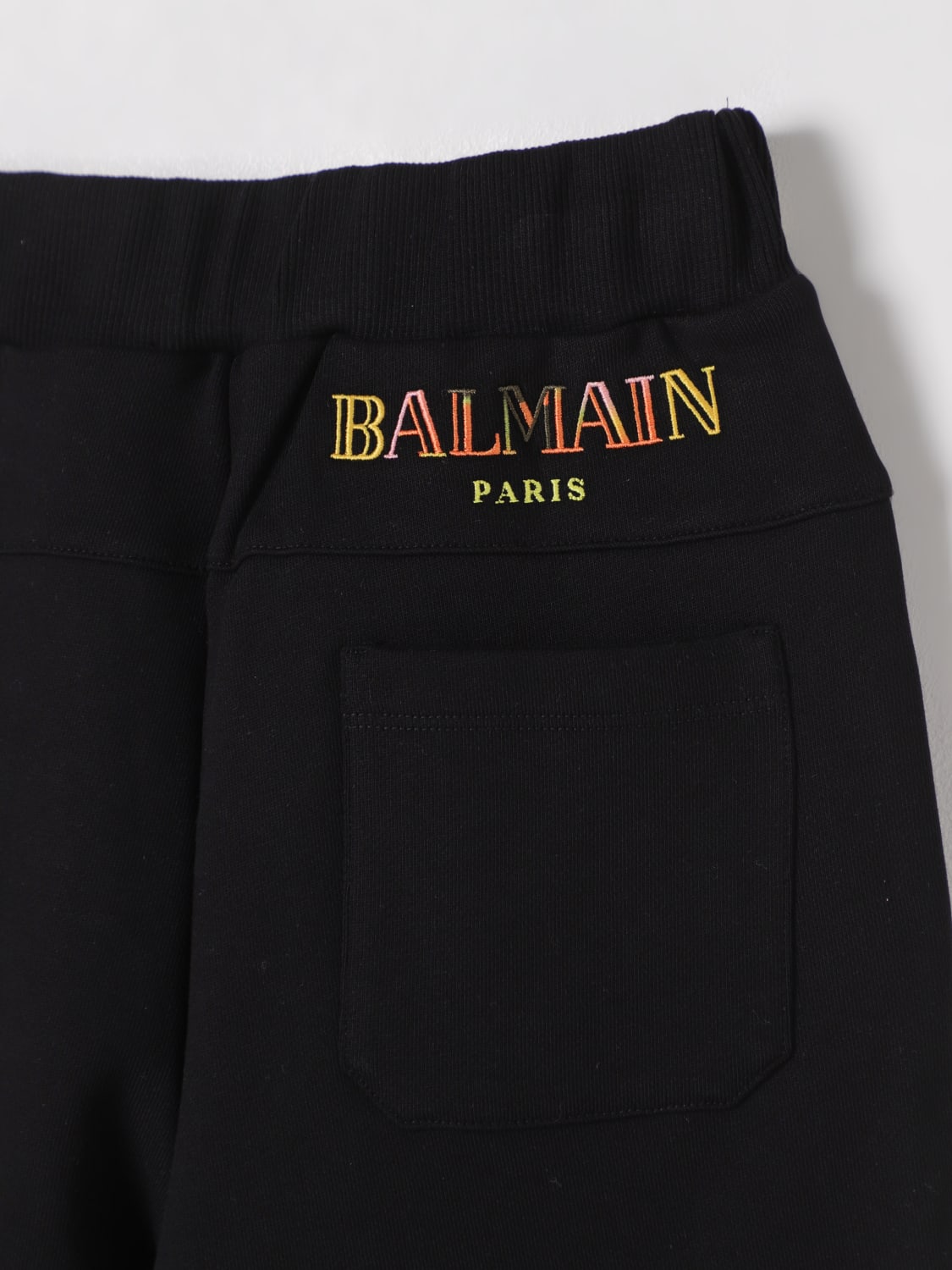BALMAIN PANTACOURT: Pantacourt enfant Balmain, Noir - Img 3