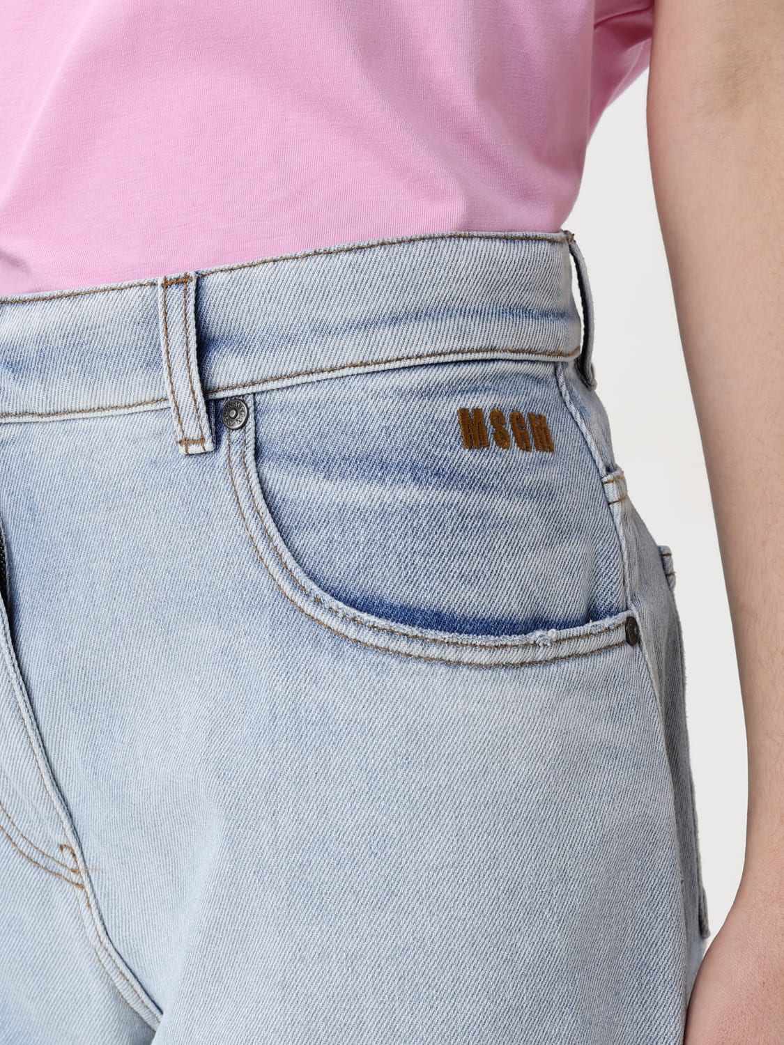 ショートパンツ MSGM Woman Short Blue 3841MDB230X257271 85 MSGM: Short woman - Blue | MSGM short 3841MDB230X257271