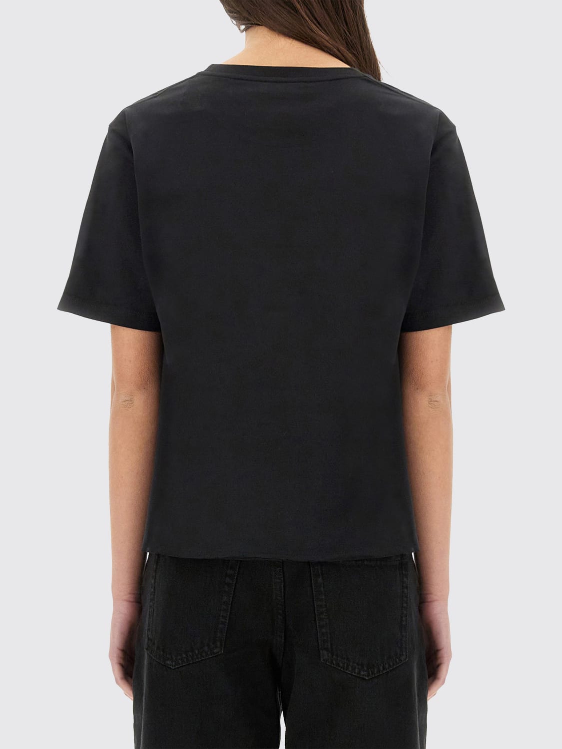 SAINT LAURENT T-SHIRT: T-shirt woman Saint Laurent, Black - Img 3