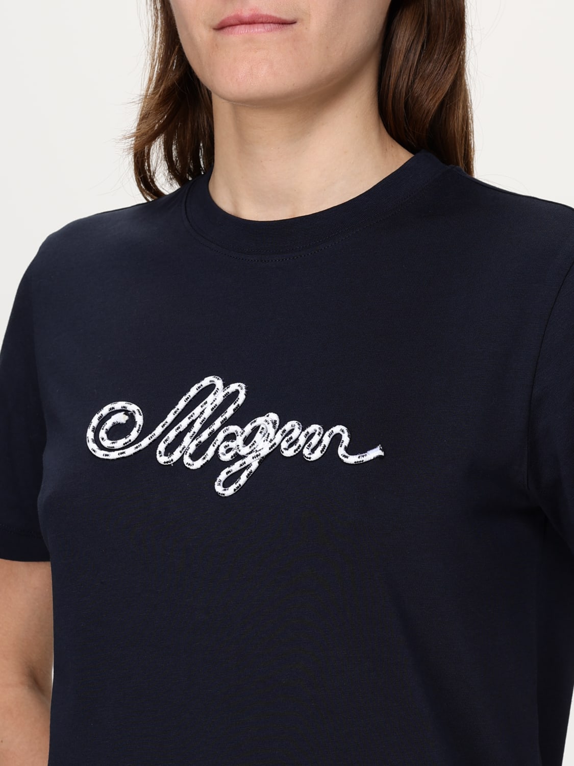 MSGM T-SHIRT: T-shirt woman MSGM, Blue - Img 3