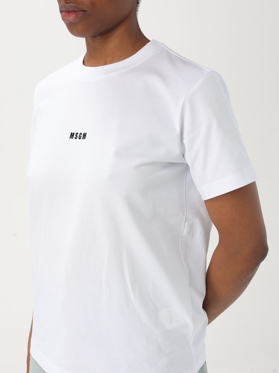 MSGM CAMISETA: Camiseta mujer MSGM, Blanco - Img 3
