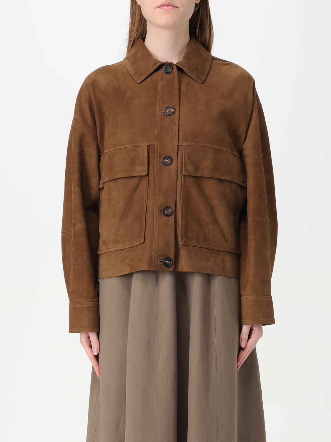 ジャケット BRUNELLO CUCINELLI MPCAI7762 Jackets BRUNELLO CUCINELLI: Jacket woman - Black | Brunello