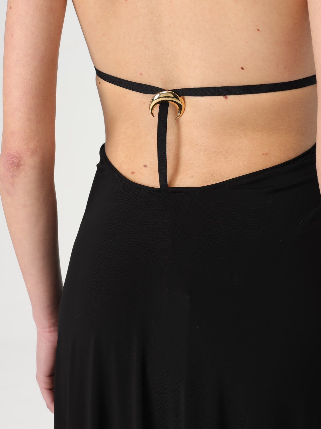 MARINE SERRE: Dress woman - Black | Marine Serre dress