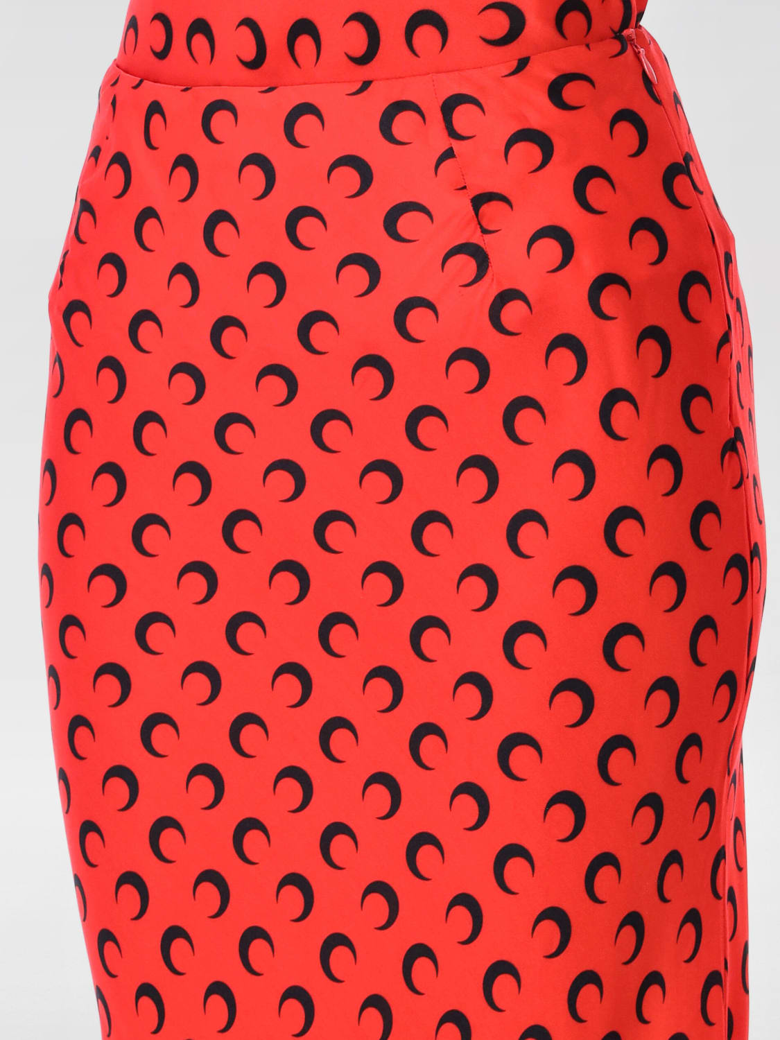 MARINE SERRE FALDA: Falda mujer Marine Serre, Rojo - Img 3