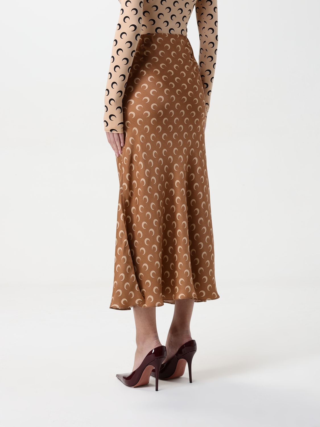 MARINE SERRE ROCK: Rock damen Marine Serre, Camel - Img 3