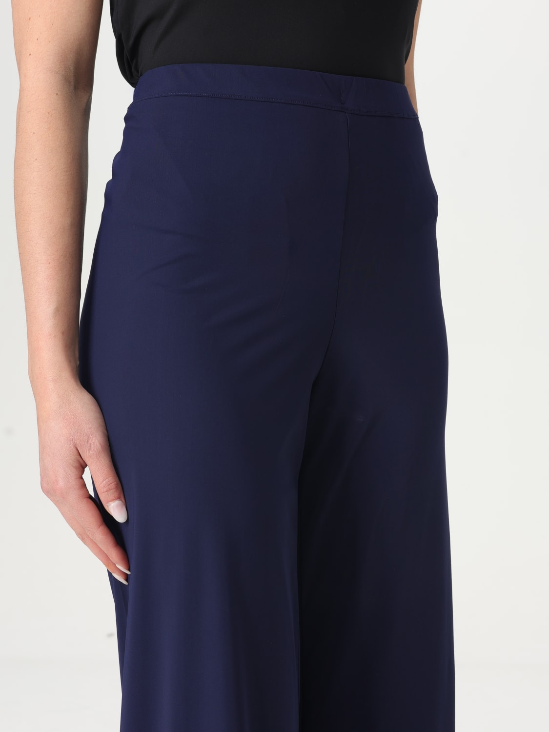 パンツ MALIPARMI Woman Pants Navy JH753070210 80000 MALIPARMI: Pants woman - Navy | Maliparmi pants JH753070210