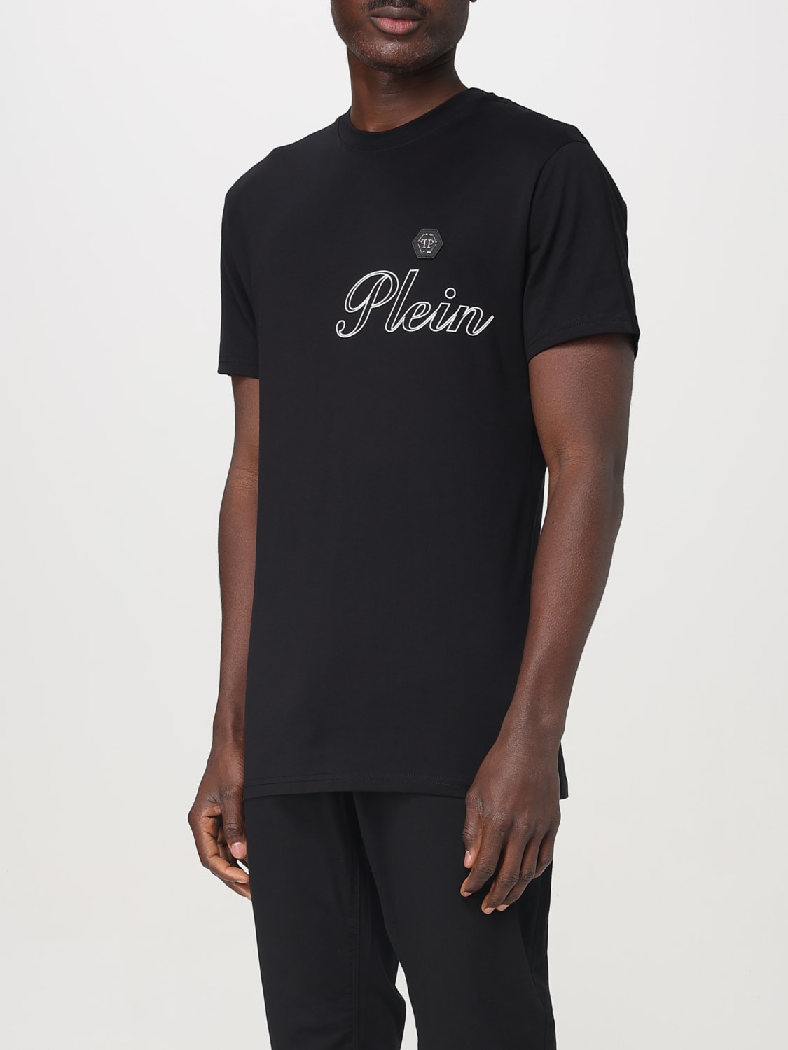 Tシャツ・カットソー PHILIPP PLEIN Men T-shirt Black SAECMTK8063PJY002N 0201 PHILIPP PLEIN: T-shirt men - Black | Philipp Plein t-shirt