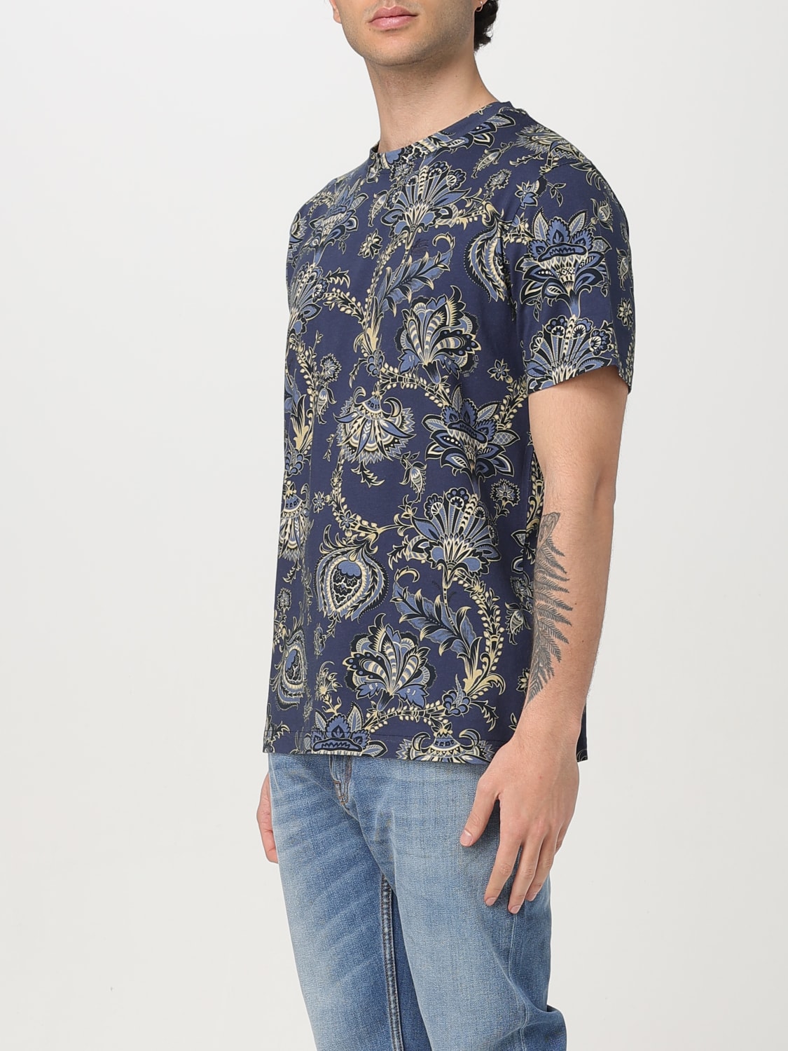 Tシャツ・カットソー ETRO SS25 Etro T-shirts and Polos (MRMD0006 AJ264B0143) Etro Patterned polo | Men's Clothing | Vitkac