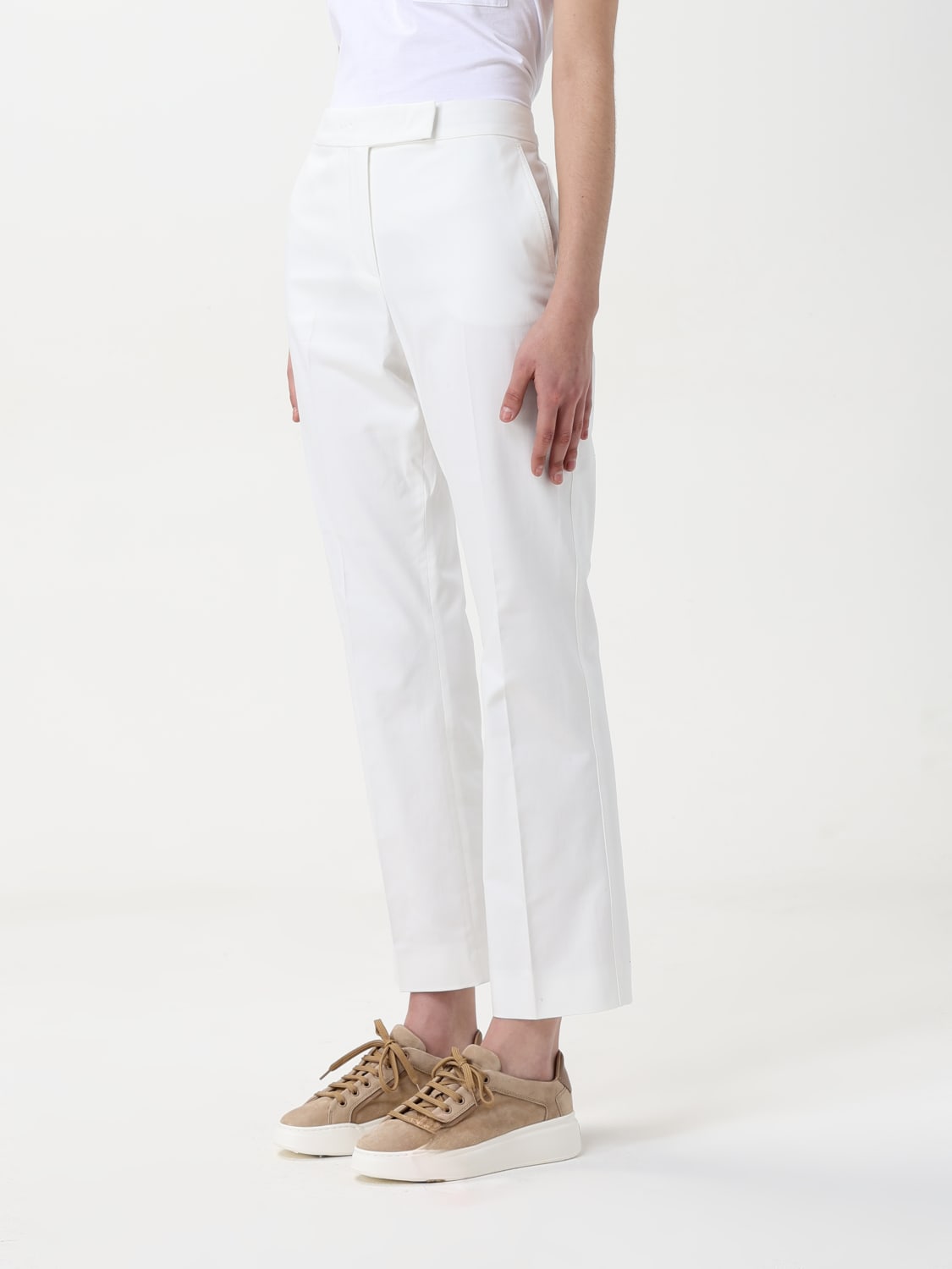 MAX MARA PANTS: Pants woman Max Mara, White - Img 4