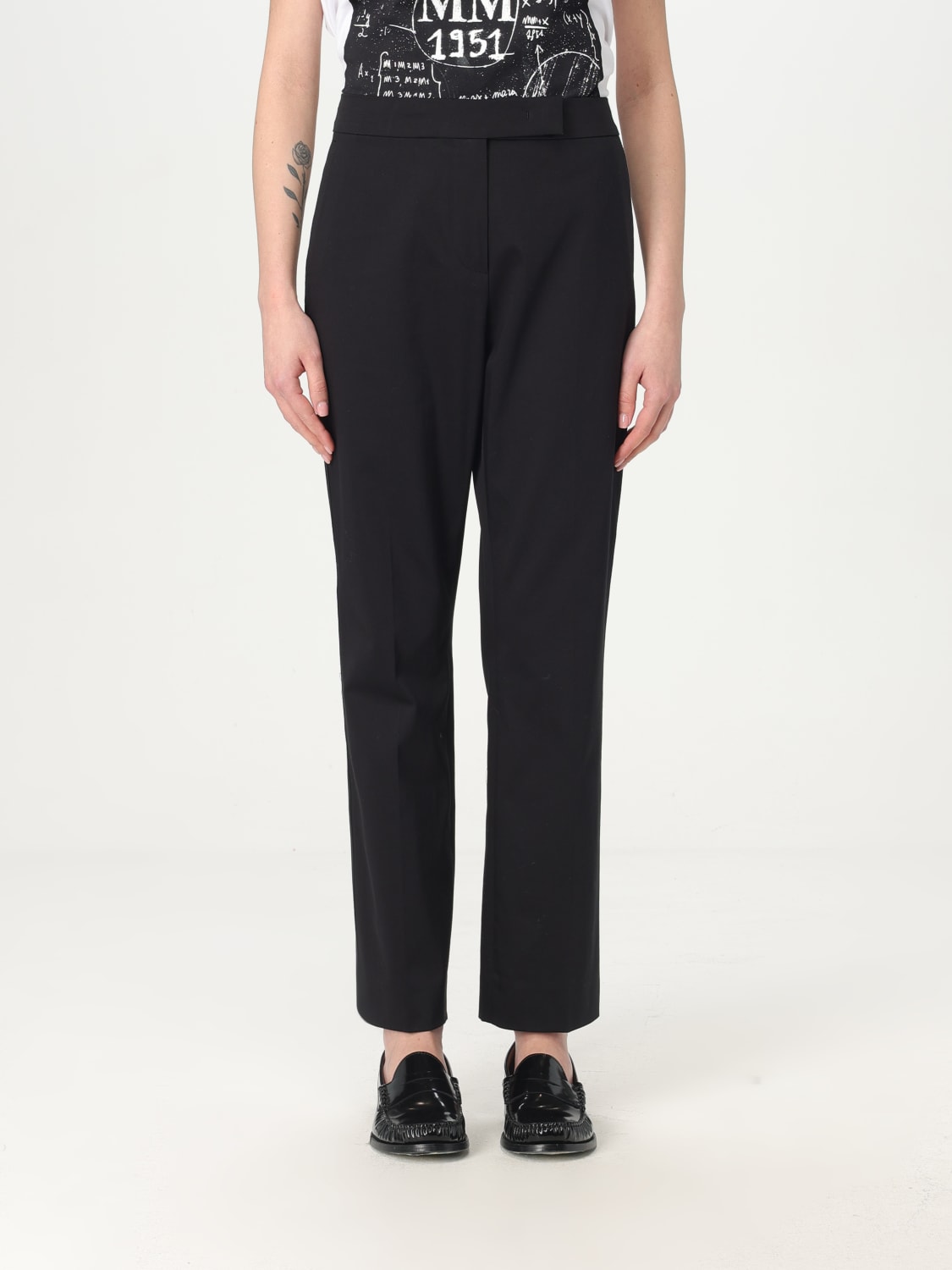 パンツ MAX MARA Woman Pants Black 2511131072600 003 MAX MARA: Pants woman - Black | Max Mara pants 2511131072600