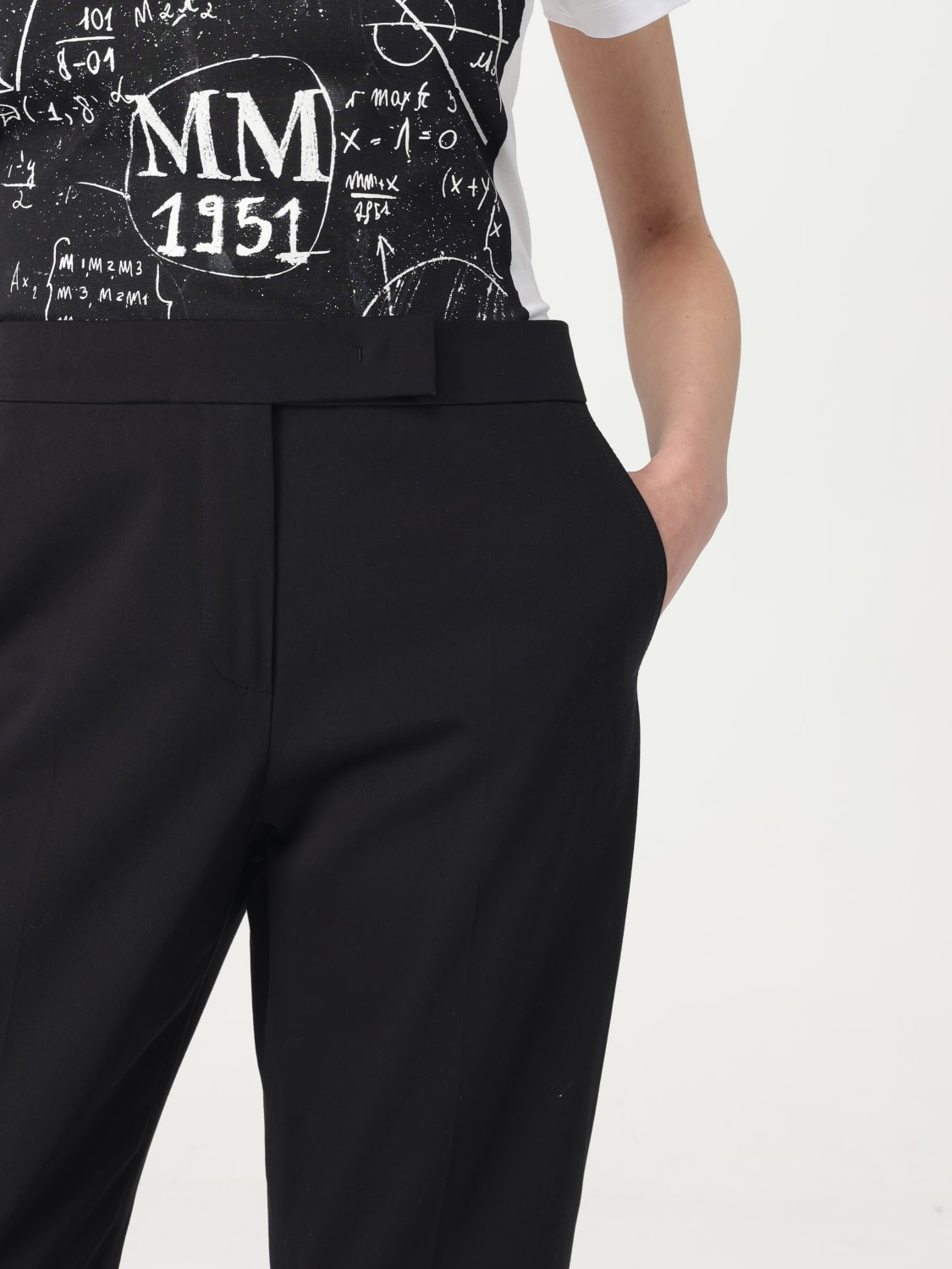 パンツ MAX MARA Woman Pants Black 2511131072600 003 MAX MARA: Pants woman - Black | Max Mara pants 2511131072600