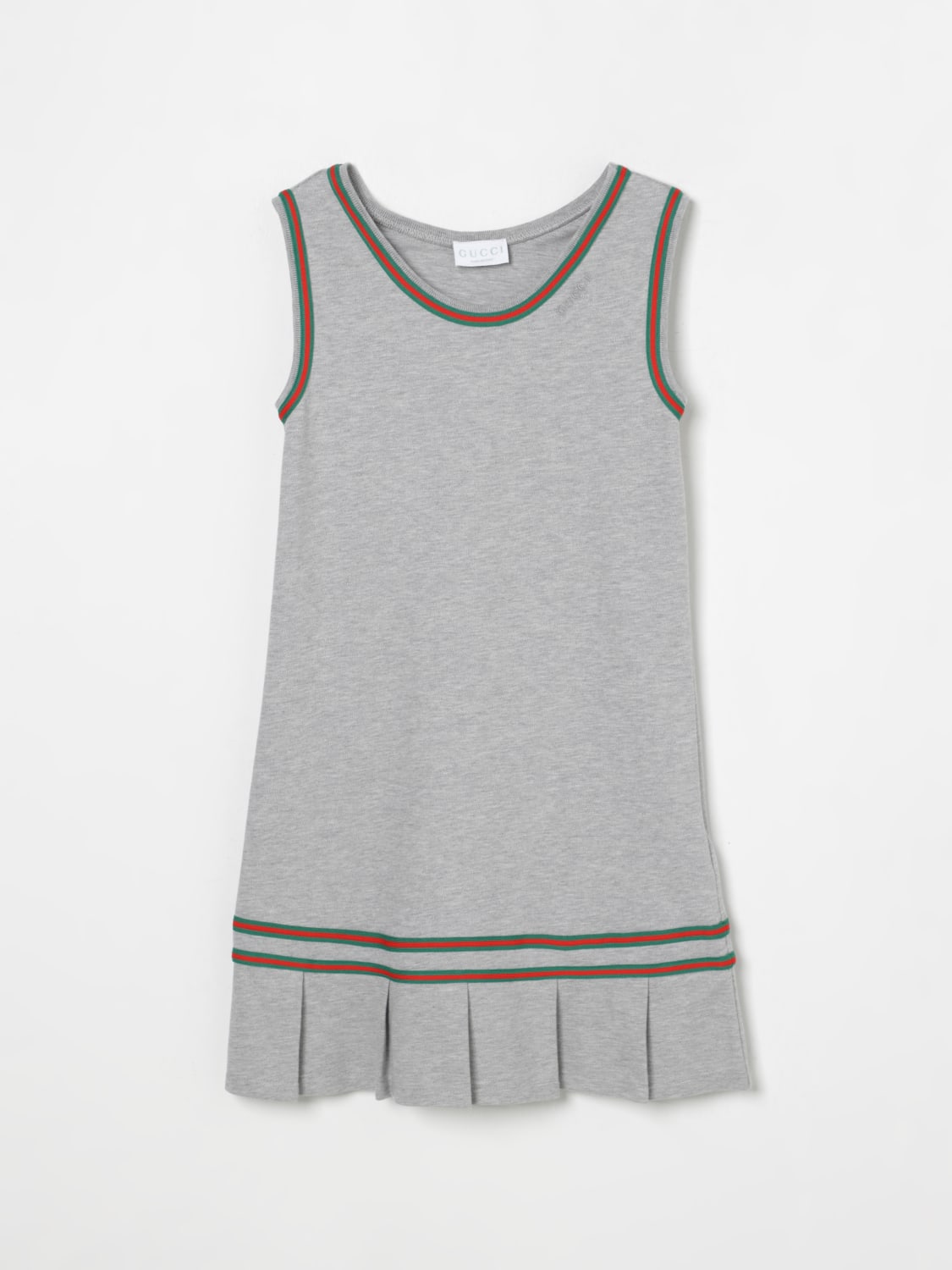 GUCCI DRESS: Dress kids Gucci, Grey - Img 1