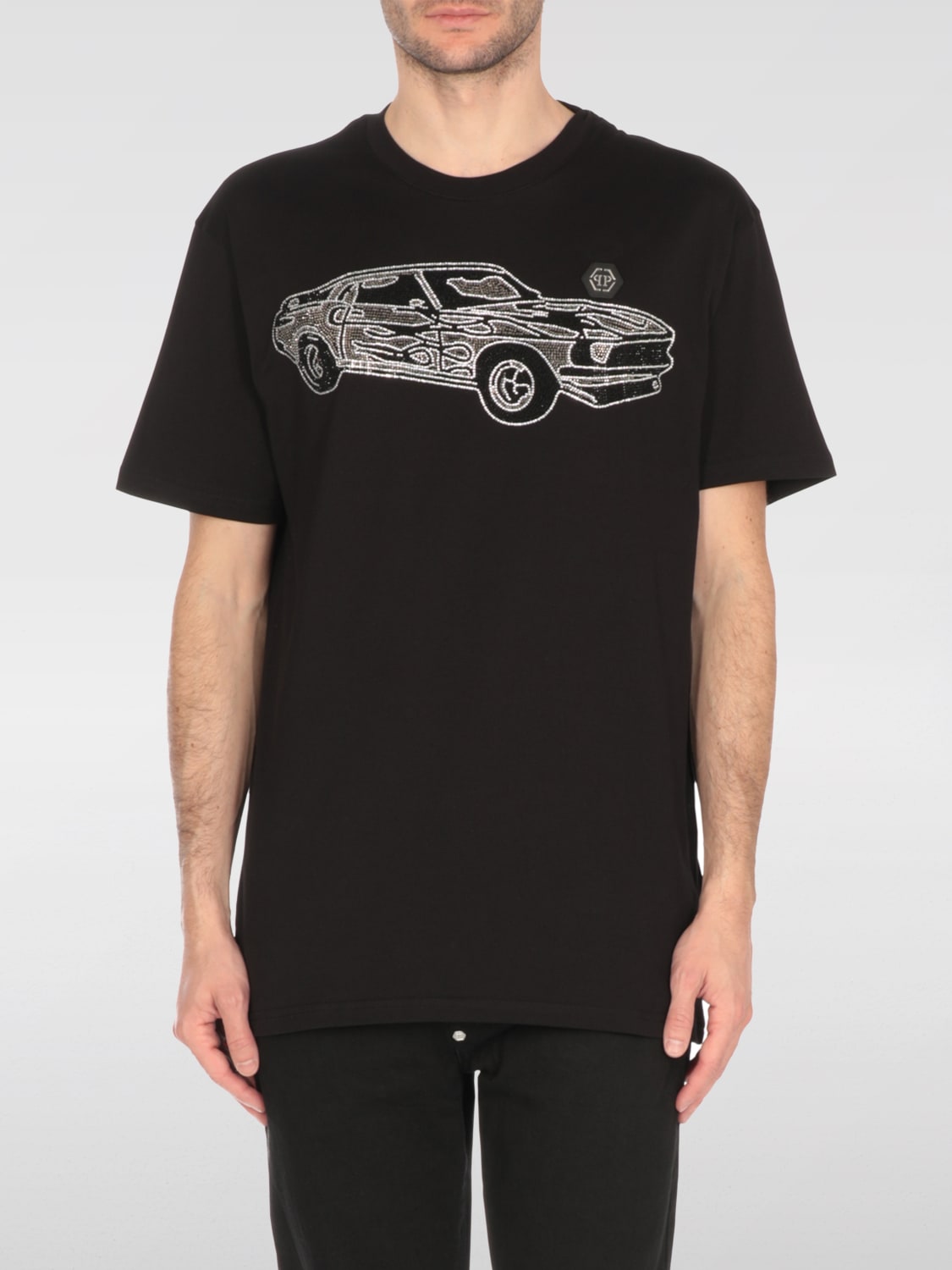 PHILIPP PLEIN T-SHIRT: T-shirt men Philipp Plein, Black - Img 1