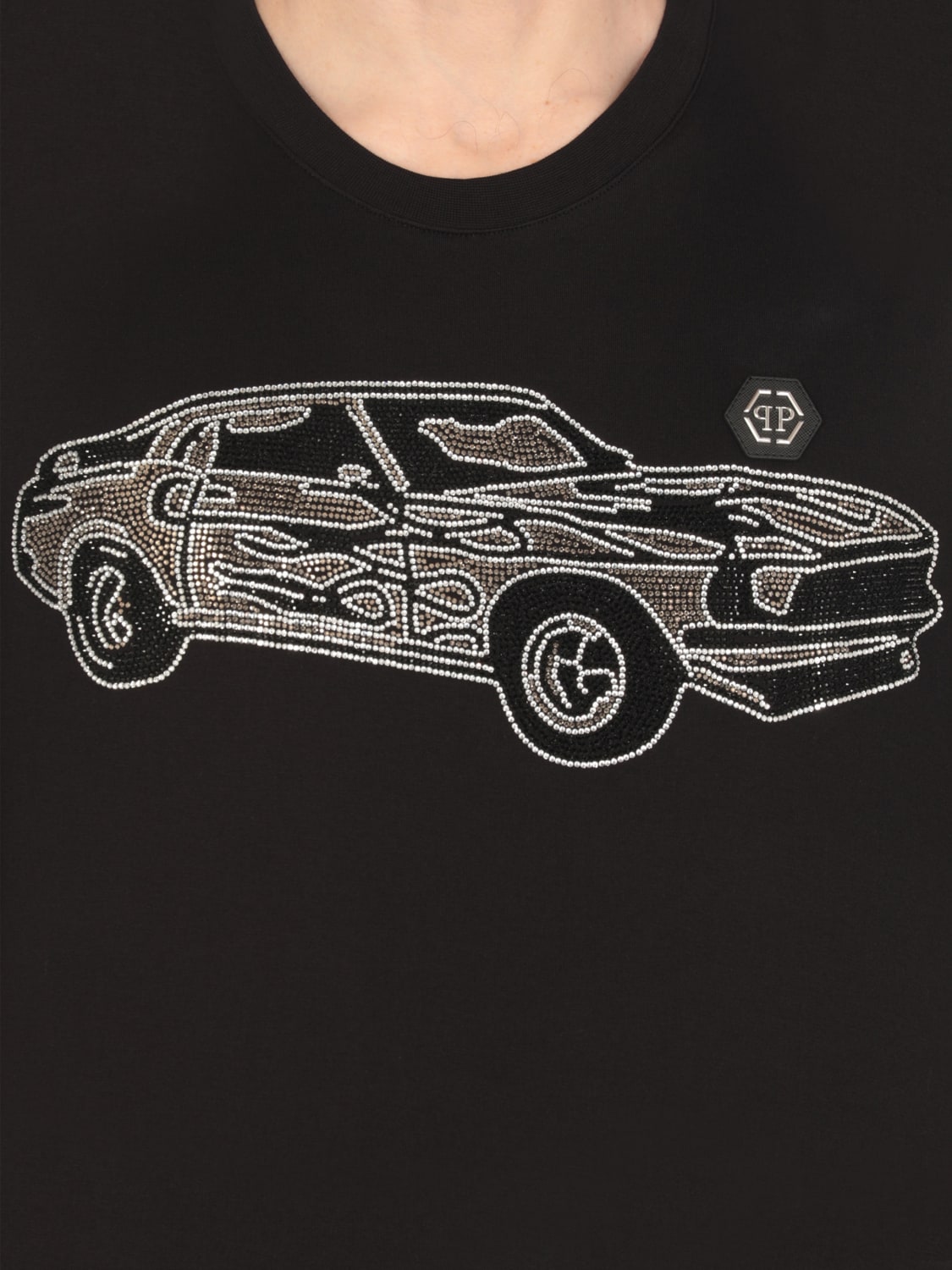 PHILIPP PLEIN T-SHIRT: T-shirt men Philipp Plein, Black - Img 3