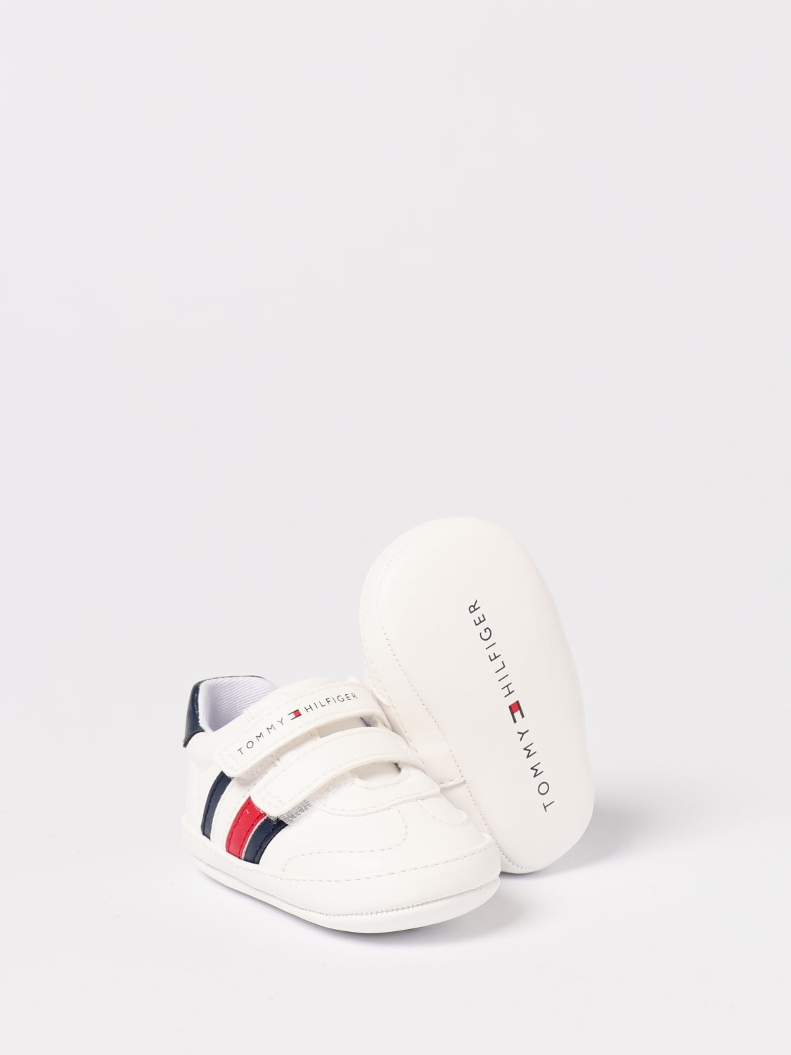 TOMMY HILFIGER: Shoes kids White Tommy Hilfiger baby boys