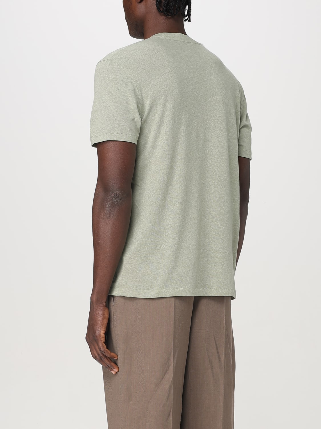 TOM FORD T恤: T恤 男士 Tom Ford, 绿色 - Img 3