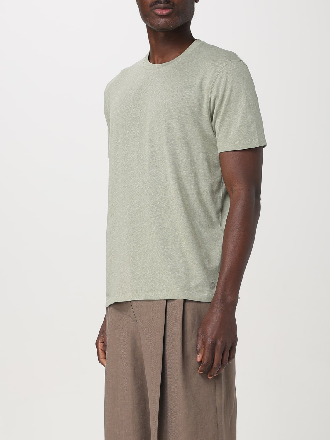 TOM FORD T恤: T恤 男士 Tom Ford, 绿色 - Img 4