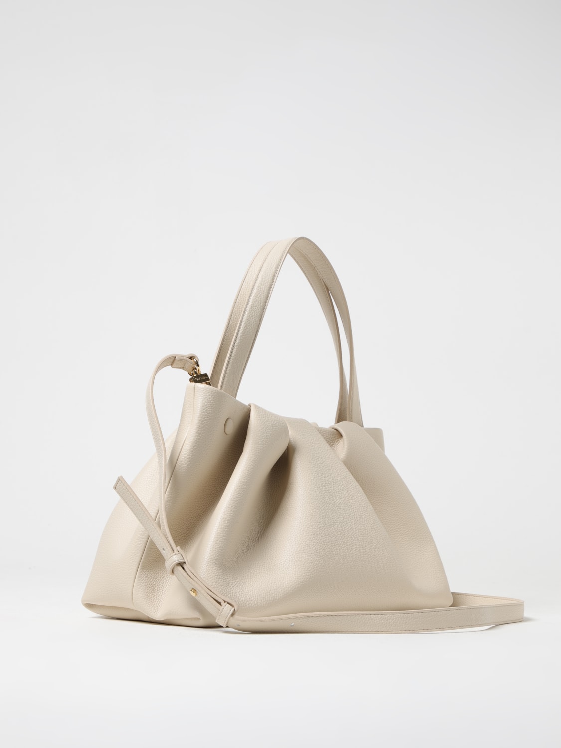 THEMOIRÈ BORSA A MANO: Borsa tote Athena Themoiré, Bianco - Img 2