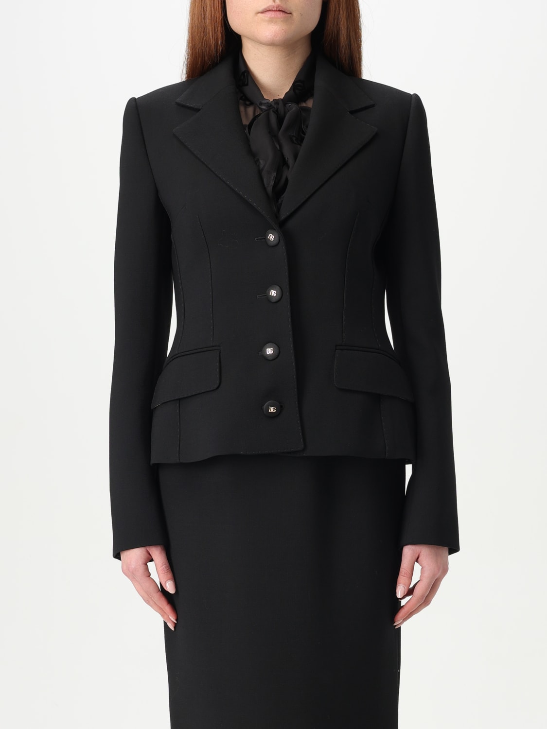 スーツ DOLCE  GABBANA Women Suit Jackets F27DSTGDCSXN0000 Black Dolce & Gabbana Dolce Blazer - Black - Women | F27DSTGDCSXN0000