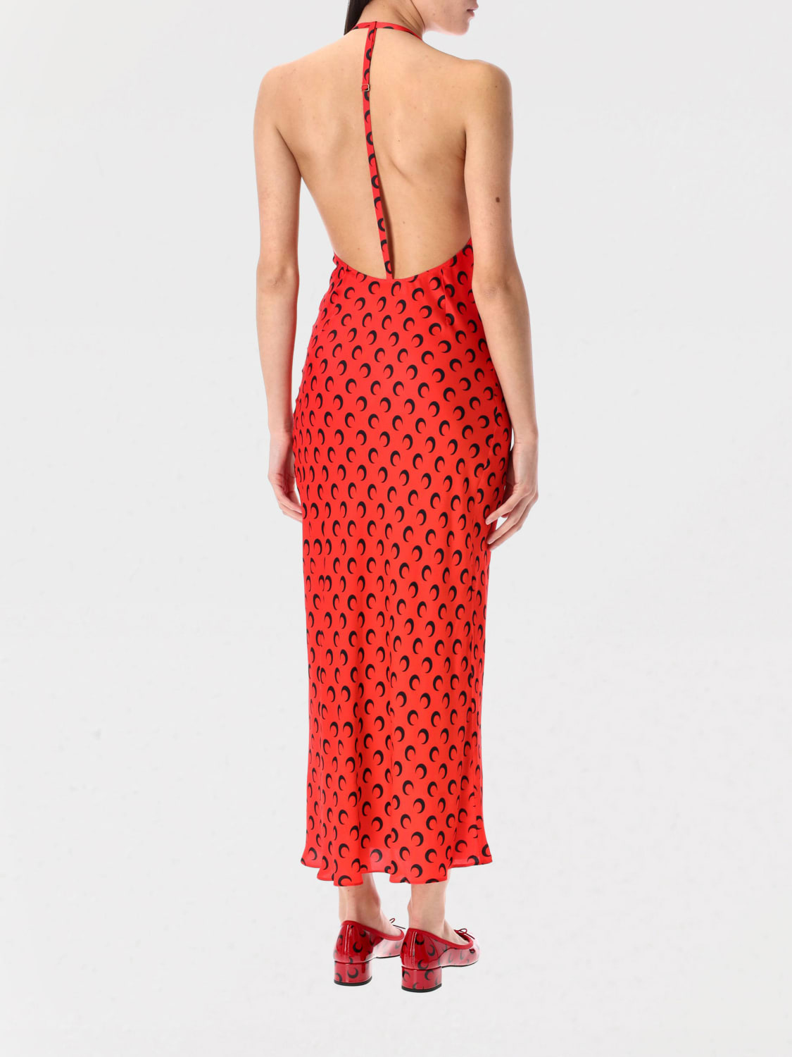 MARINE SERRE ROBE: Robes femme Marine Serre, Rouge - Img 2