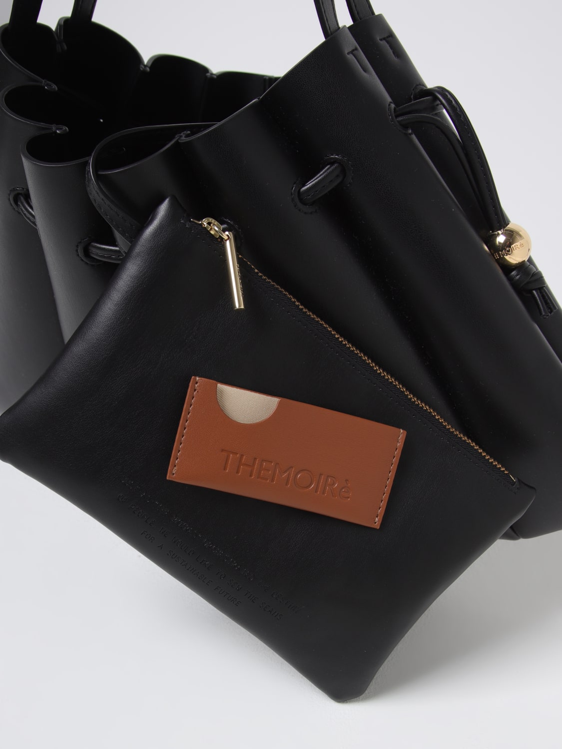 ショルダーバッグ・ポシェット THEMOIRE Women Shoulder Bags TMCOCLPN1 BLACK THEMOIRÈ: Handbag woman - Black | Themoirè handbag TMCOCLPN1