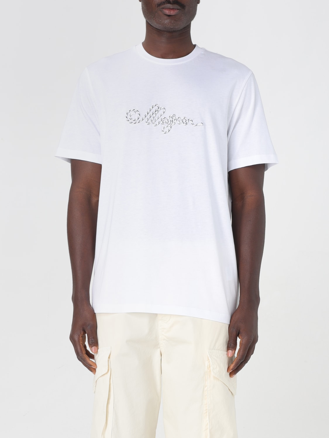 Tシャツ・カットソー MSGM Men T-shirt White 3840MM101257097 01 MSGM: T-shirt men - White | MSGM t-shirt 3840MM97257097