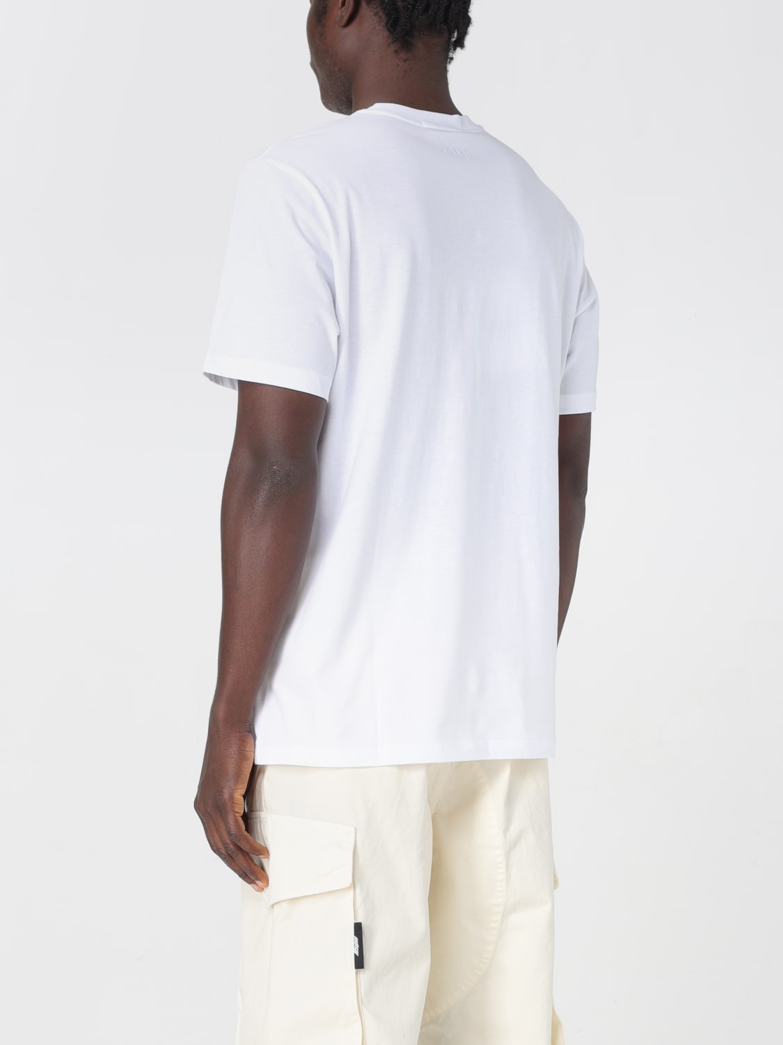 MSGM: T-shirt men - White | MSGM t-shirt 3840MM97257097
