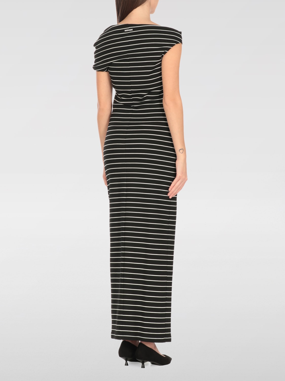 ワンピース MSGM Woman Dress Black 3841MDA30257115 99 MSGM: Dress woman - Black | MSGM dress 3841MDA30257115