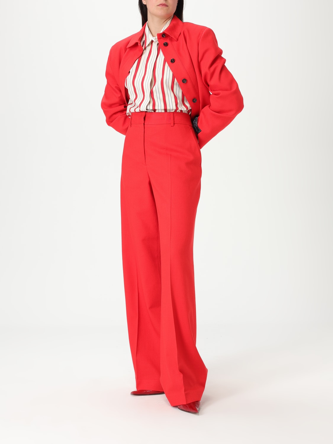 パンツ MSGM Woman Pants Red 3841MDP17257106 18 MSGM: Pants woman - Red | MSGM pants 3841MDP16257106 online