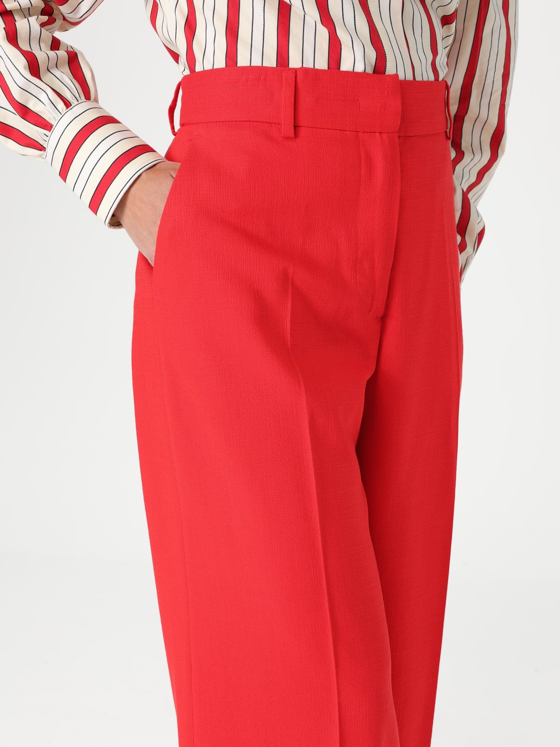 パンツ MSGM Woman Pants Red 3841MDP17257106 18 MSGM: Pants woman - Red | MSGM pants 3841MDP16257106 online