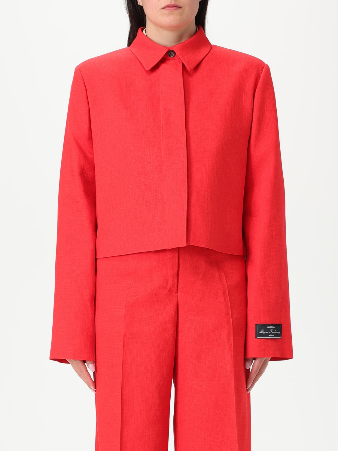 アウターその他 MSGM Woman Blazer Red 3841MDG10257106 18 MSGM: Blazer woman - Red | MSGM blazer 3841MDG10257106