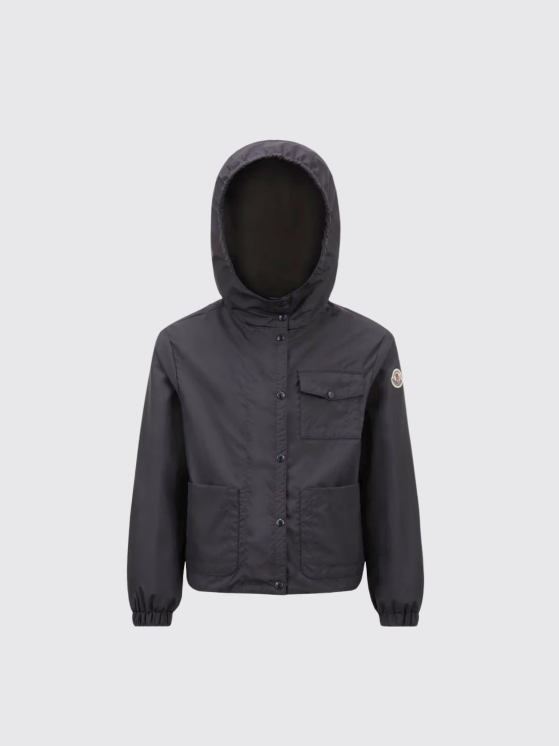 MONCLER JACKET: Jacket kids Moncler, Navy - Img 1