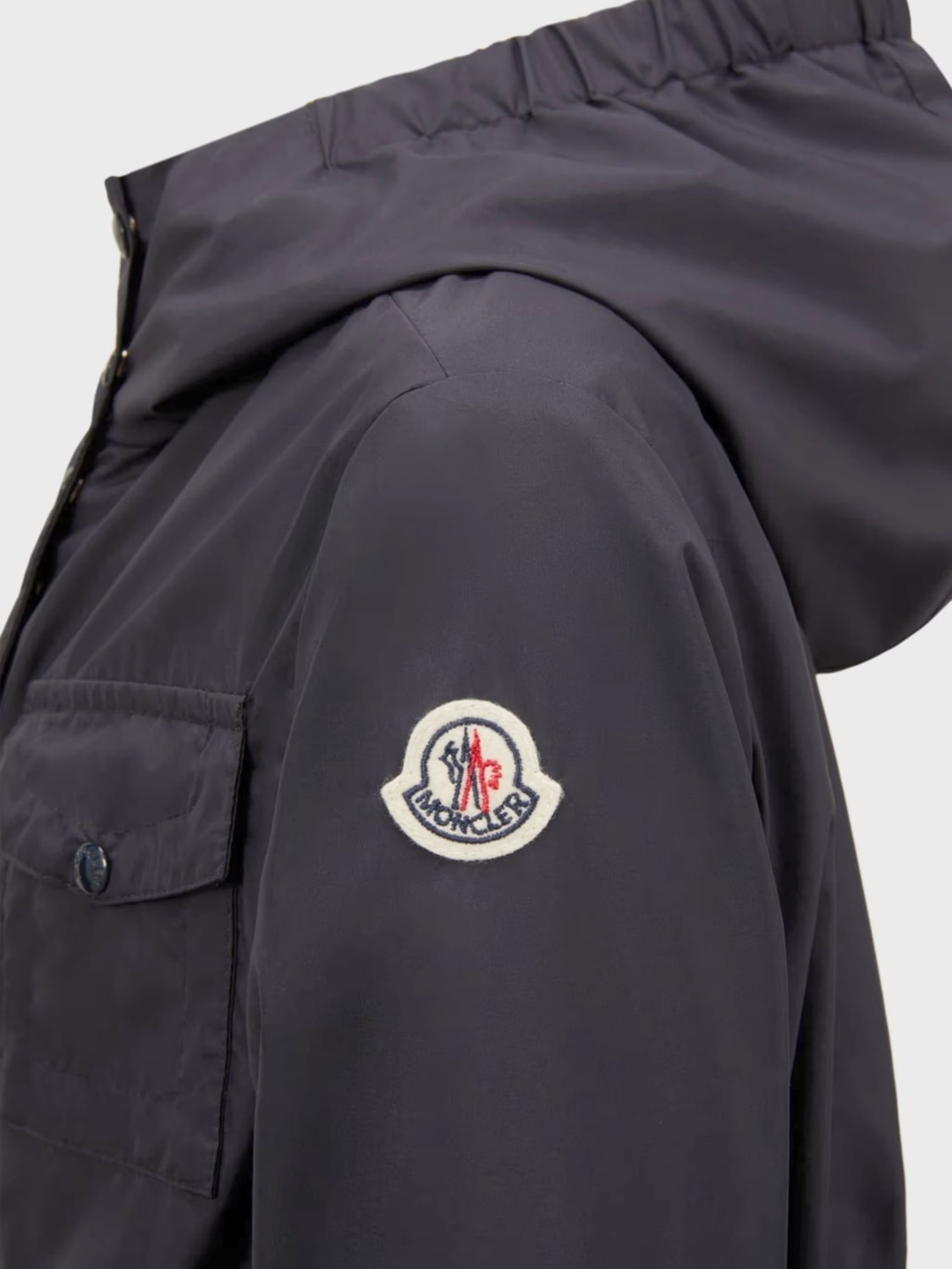 MONCLER JACKET: Jacket kids Moncler, Navy - Img 3