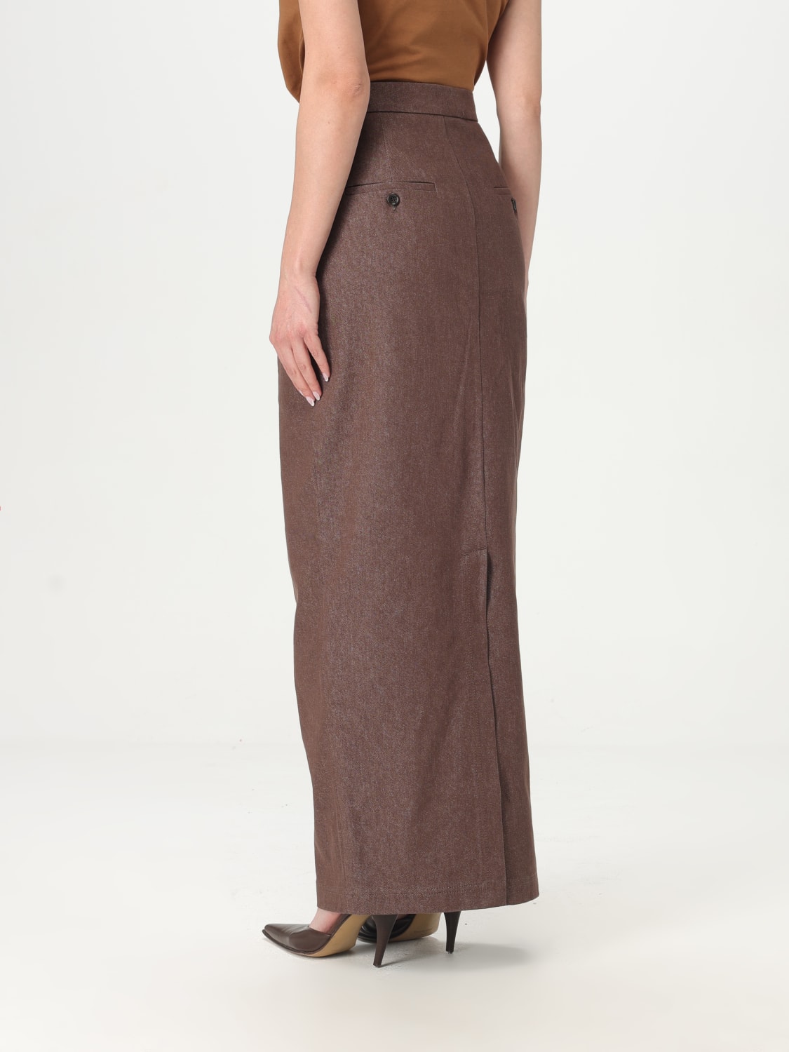 MAX MARA JUPE: Jupe femme Max Mara, Marron - Img 3