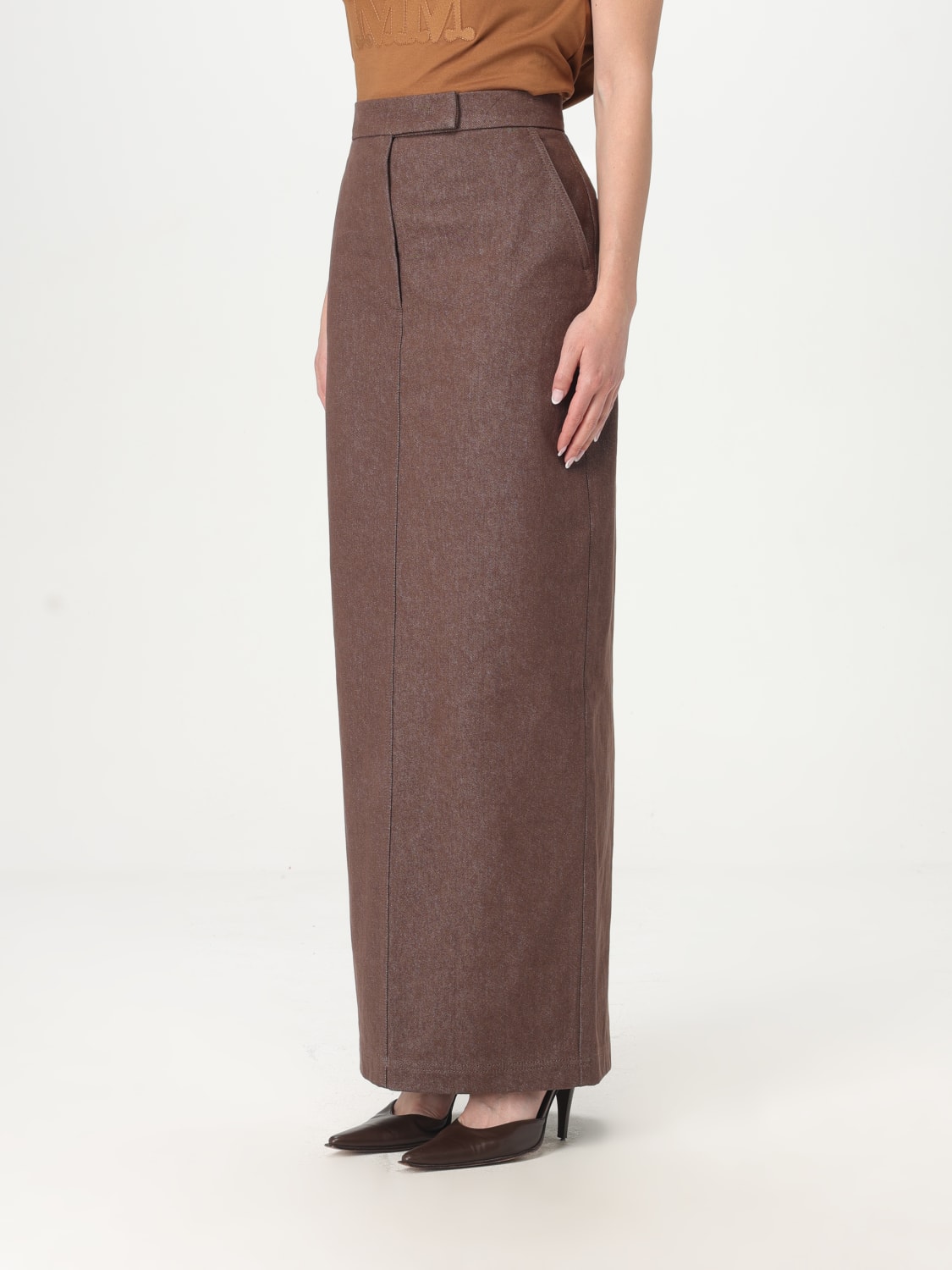 MAX MARA: Skirt woman - Brown | Max Mara skirt 2511101013600
