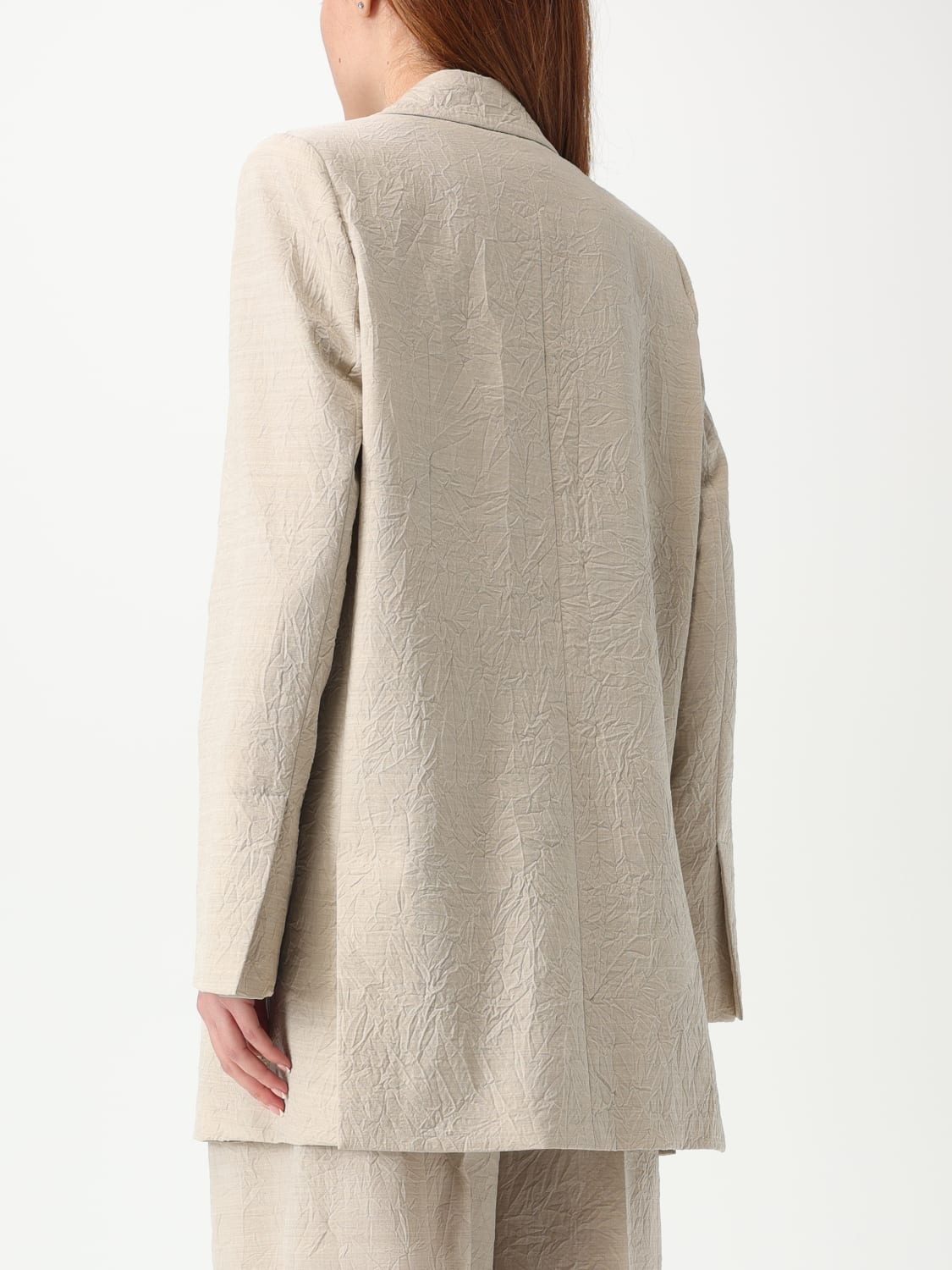 アウターその他 MAX MARA Woman Blazer Beige 2511041383600 001 MAX MARA: Blazer woman - Beige | Max Mara blazer