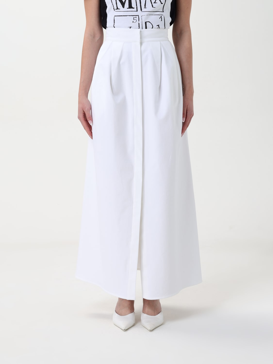スカート Max Mara SS25 Max Mara Skirts White (2511101343600 001) MAX MARA: Skirt woman - White | Max Mara skirt 2511101343600