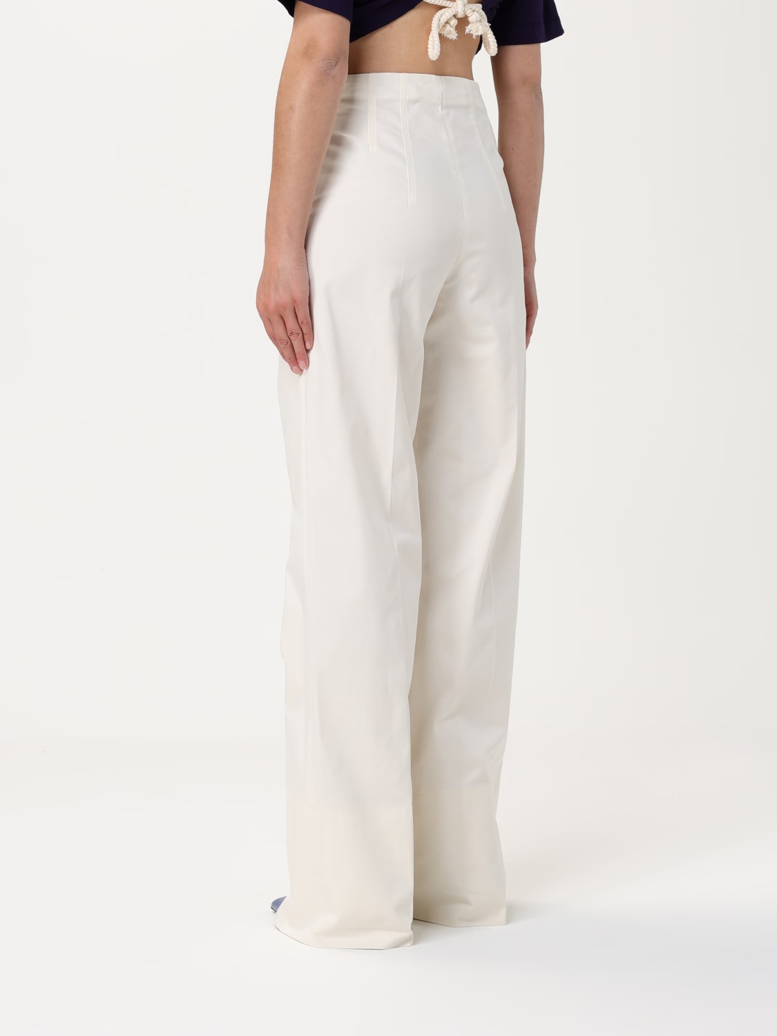 MSGM PANTALON: Pantalon femme MSGM, Crème - Img 3