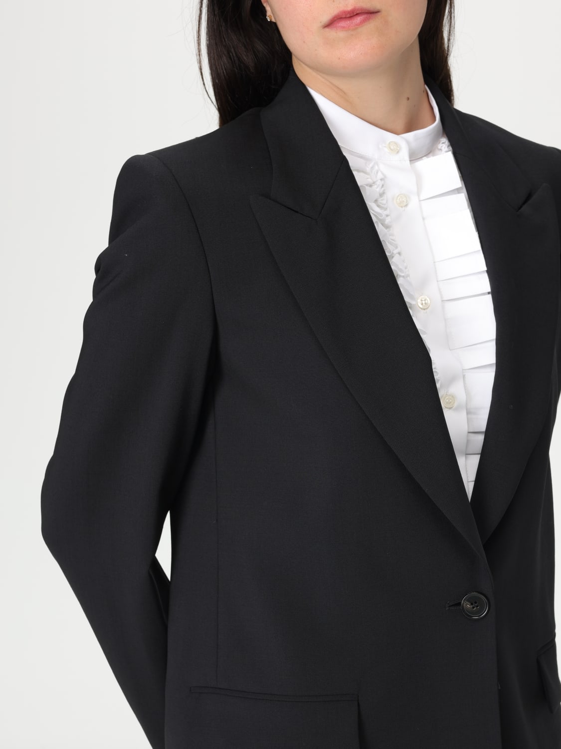 MSGM: Jacket woman - Black | MSGM blazer 3841MDG27257127