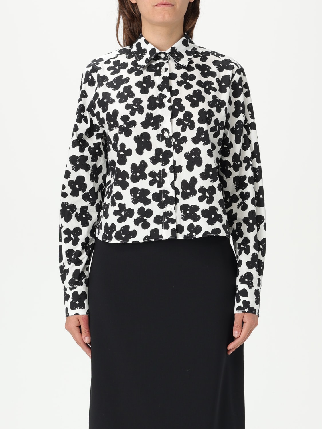MSGM CAMISA: Camisa mujer MSGM, Negro - Img 1