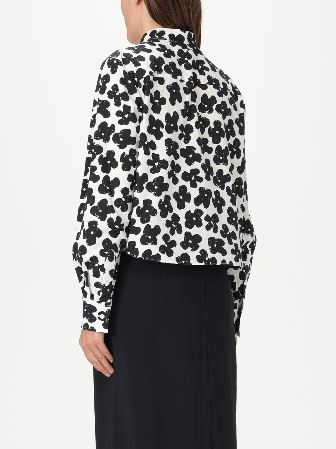 MSGM CAMISA: Camisa mujer MSGM, Negro - Img 2